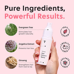 ForChics Hair Growth Serum for Women- Results in 4 Weeks- Hormone Free Hair Regrowth Treatment - For Thinning Hair Loss - Fast Absorbing Non-Greasy Scalp Spray 50ml Ifelshop