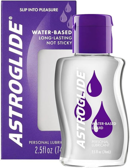Astroglide Water Based Lube (2.5oz) – Liquid Personal Lubricant for Men, Women and Couples, Toy-Safe, Travel-Friendly Size Ifelshop