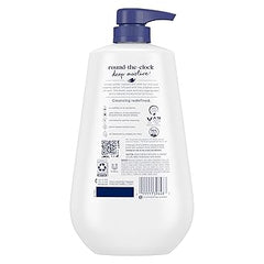 Dove Body Wash Deep Moisture for 24hr Lotion-Soft Skin Moisture Moisturizing Skin Cleanser with No Sulfates No Parabens 30.6 oz