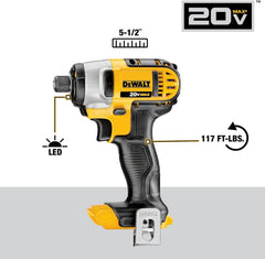 DEWALT 20V MAX Cordless Drill and Impact Driver, Power Tool Combo Kit with 2 Batteries and Charger (DCK240C2)