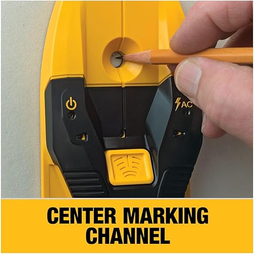 DEWALT Stud Finder, 3/4”, Locate Framing Studs Efficiently with LED Arrows, Ideal for Wood and Metal, AAA Batteries Included (DW0100)