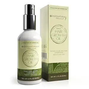 Essynaturals Hair Growth Oil with Biotin - Caffeine and Castor Oil for Fuller, Thicker, Longer Hair IFELSHOP