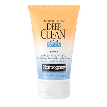 Neutrogena Deep Clean Gentle Daily Facial Scrub, Oil-Free Cleanser 4.2 fl. Oz