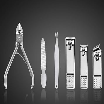 Nail Clippers Set Fingernail and Toenail Clipper Cutters, Manicure Pedicure Kit 18 Pieces Stainless Steel Professional Grooming Kits, Nail Care Tools with Luxurious Travel Case