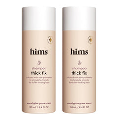 hims Thick Fix Shampoo - Saw Palmetto for Healthy Hair Growth & Thickening - Scalp Cleansing - Vegan, Sulfate-Free & Cruelty-Free - Eucalyptus Scent, 2 pack 6.4 fl oz Ifelshop