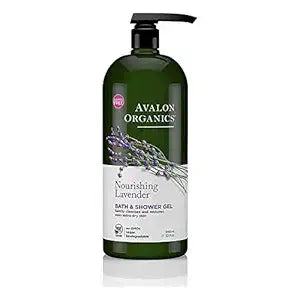 Avalon Organics Bath & Shower Gel, Nourishing Lavender, 32 Oz Retailxpres