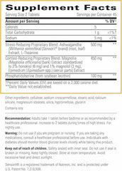 Integrative Therapeutics Cortisol Manager - Adrenal Health Support Supplement for Healthy Stress Response* - Vegan, Dairy-Free & Gluten-Free - 90 Capsules (45 Servings)
