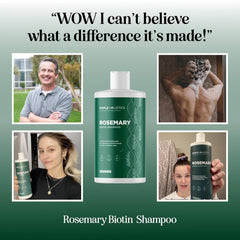 Volumizing Biotin and Rosemary Shampoo - Vegan Rosemary Biotin Shampoo for Thinning Hair for Women and Men with Nourishing B Vitamins & Tea Tree Oil - Paraben Silicone & Sulfate Free (16 Fl Oz) Ifelshop