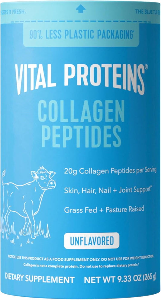 Vital Proteins Collagen Peptides Powder Unflavored Collagen Protein for Hair Skin Nails Bones and Joints 9.33 OZ Ifelshop