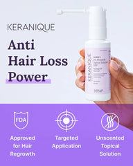 Keranique Hair Regrowth Treatment for Women - 2% Minoxidil for Hair Growth & Thickening - Topical Solution Scalp Treatment for Hair Loss & Thinning w/ Precision Spray Applicator - 2 Fl Oz Ifelshop