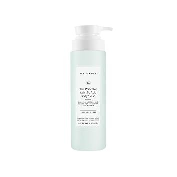 Naturium The Perfector Salicylic Acid Body Wash, Gentle & Smoothing Cleanser, 16.9 oz