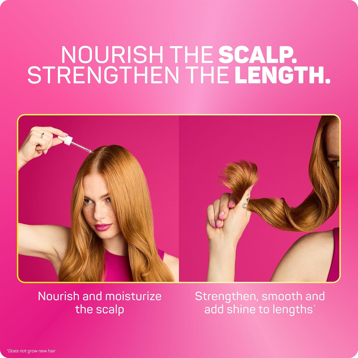 Marc Anthony Grow Long Scalp & Hair Serum - Anti-Breakage Formula Nourish, Strengthen & Hydrate Scalp & Hair Follicles - Natural Shine & Fuller-Looking Hair Strands from Root to Tip, 2 fl oz IFELSHOP