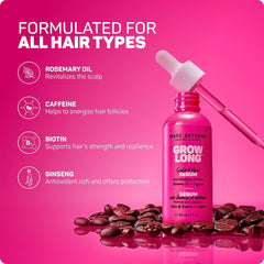 Marc Anthony Grow Long Scalp & Hair Serum - Anti-Breakage Formula Nourish, Strengthen & Hydrate Scalp & Hair Follicles - Natural Shine & Fuller-Looking Hair Strands from Root to Tip, 2 fl oz IFELSHOP