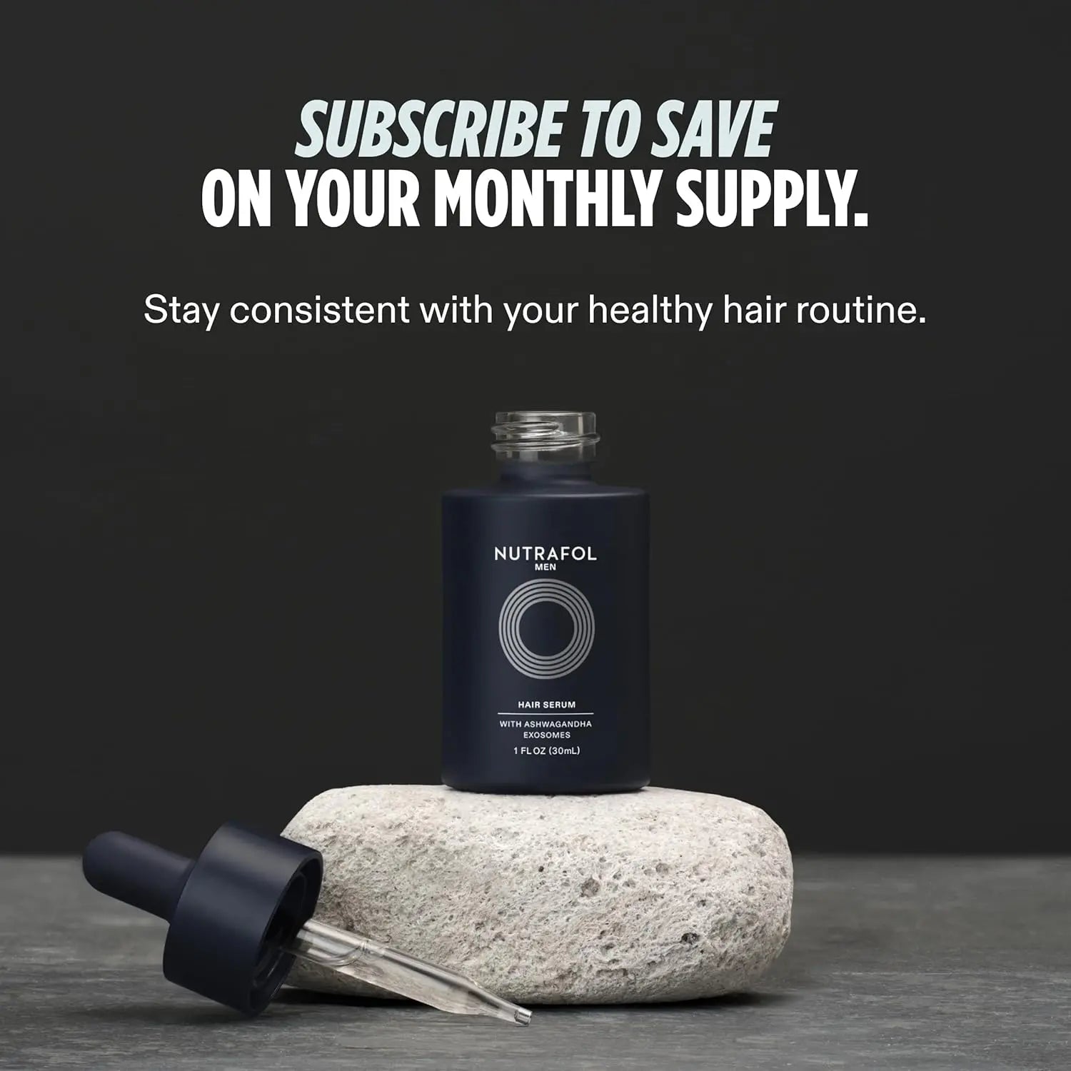 Nutrafol Men’s Hair Serum – Clinically Tested Nutrafol Men’s Hair Serum to Support Visibly Thicker Hair & Improved Scalp Coverage, Lightweight & Non-Greasy for Daily Use (30 mL, 1 Bottle) Ifelshop