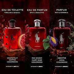 RALPH LAUREN FRAGRANCES - Polo Red - Eau de Toilette - Men's Cologne - Woody & Spicy - With Grapefruit, Saffron, and Redwood - Medium Intensity