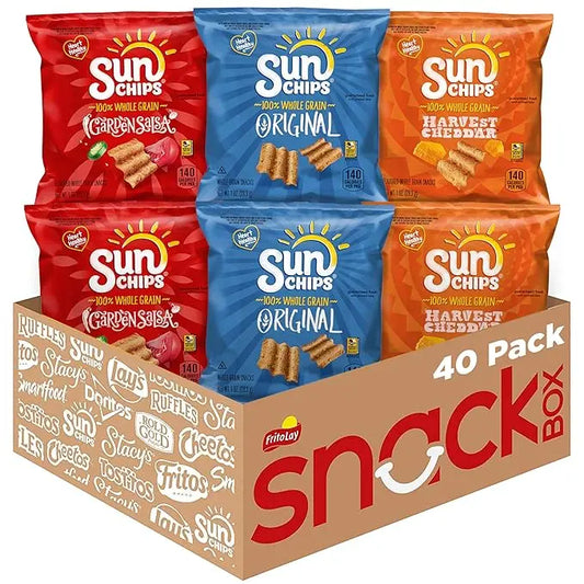 Sunchips Multigrain Chips Variety Pack, 40 Count Retailxpres