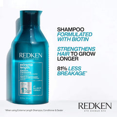 Redken Extreme Length Biotin Shampoo For Longer Hair – Promotes Healthy Hair Growth, Strengthens Damaged Hair, Prevents Hair Breakage, Infused With Biotin Ifelshop