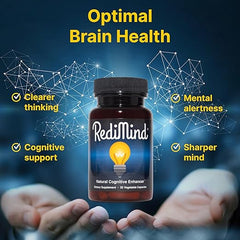 Natural Cognitive Enhancement Supplement Capsule - Non-GMO, Vegan, Gluten-Free