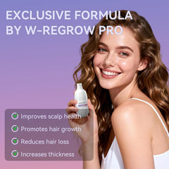 W-Regrow Pro Hair Growth Spray - with Biotin, Rosemary, Caffeine, Copper Peptide, Niacinamide, Hair Growth Products for Men Women, Non-Greasy Scalp Serum for Hair Thinning & Hair Loss Ifelshop