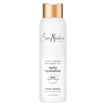SheaMoisture Virgin Coconut Oil Body Wash Nourish and Replenish Skin Daily Hydrating body wash for 24H Visible Moisture for Healthy, Glowing Skin 18 oz Retailxpres