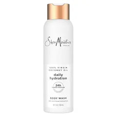 SheaMoisture Virgin Coconut Oil Body Wash Nourish and Replenish Skin Daily Hydrating body wash for 24H Visible Moisture for Healthy, Glowing Skin 18 oz
