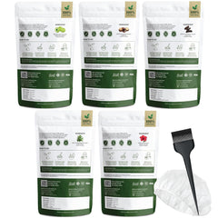 Herbal Hair Mask Powder Combo | Ayurvedic Herbal Hair Mask for Hair Growth & Scalp Care (1.76oz each) Ifelshop