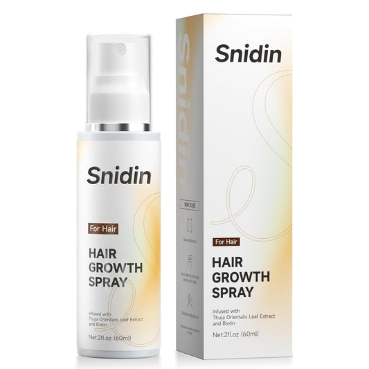 Hair Growth Spray, With Rosemary Oil and Biotin, Non-Greasy, Helps Prevent Hair Thinning & Hair Loss, for Scalp, 60ml Bottle Ifelshop
