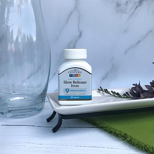 21st Century Slow Release Iron Tablets, 60 Count