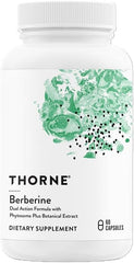THORNE - Berberine - Dual Action Formula with Phytosome Plus Botanical Extract - Support Heart Health, Immune System, Healthy GI, Cholesterol* - Gluten-Free, Dairy-Free - 60 Capsules - 30 Servings