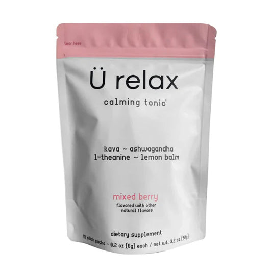 U Relax Calming Tonic- 15 Packets MIXED BERRY Flavor Relax Calming Drink Ifelshop