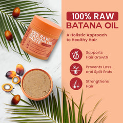 Raw Batana Oil for Hair Growth 100 Percent Pure Organic Batana Oil from Honduras Unrefined Cold Pressed 4oz Ifelshop