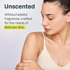 ATTITUDE Body Wash for Sensitive Skin with Oat, EWG Verified, Dermatologically Tested, Vegan, Extra Gentle, Unscented, 16 Fl Oz